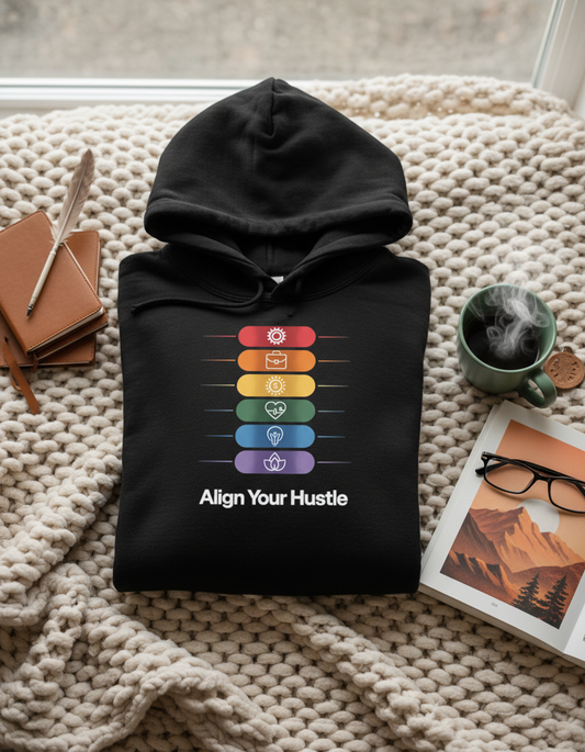 Align Your Hustle: Holistic Success Unisex Hoodie
