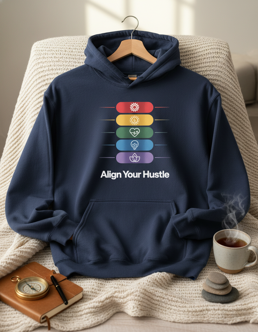 Align Your Hustle: Holistic Success Unisex Hoodie