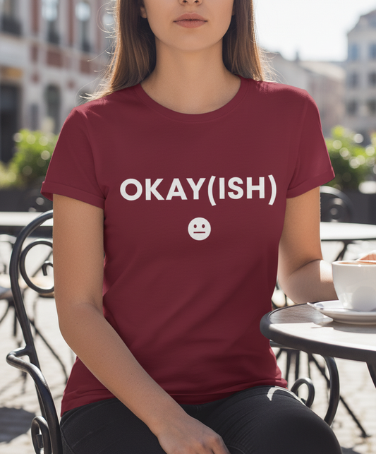 The Official Okay(ish) Uniform Unisex Tee – Funny Graphic T-Shirt for Men & Women