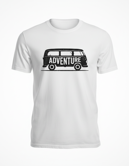 Vintage Adventure Camper Van Tee | Road Trip Explorer Shirt