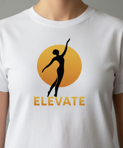ELEVATE Graceful Silhouette Inspirational Women's T-Shirt
