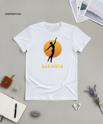 ELEVATE Graceful Silhouette Inspirational Women's T-Shirt