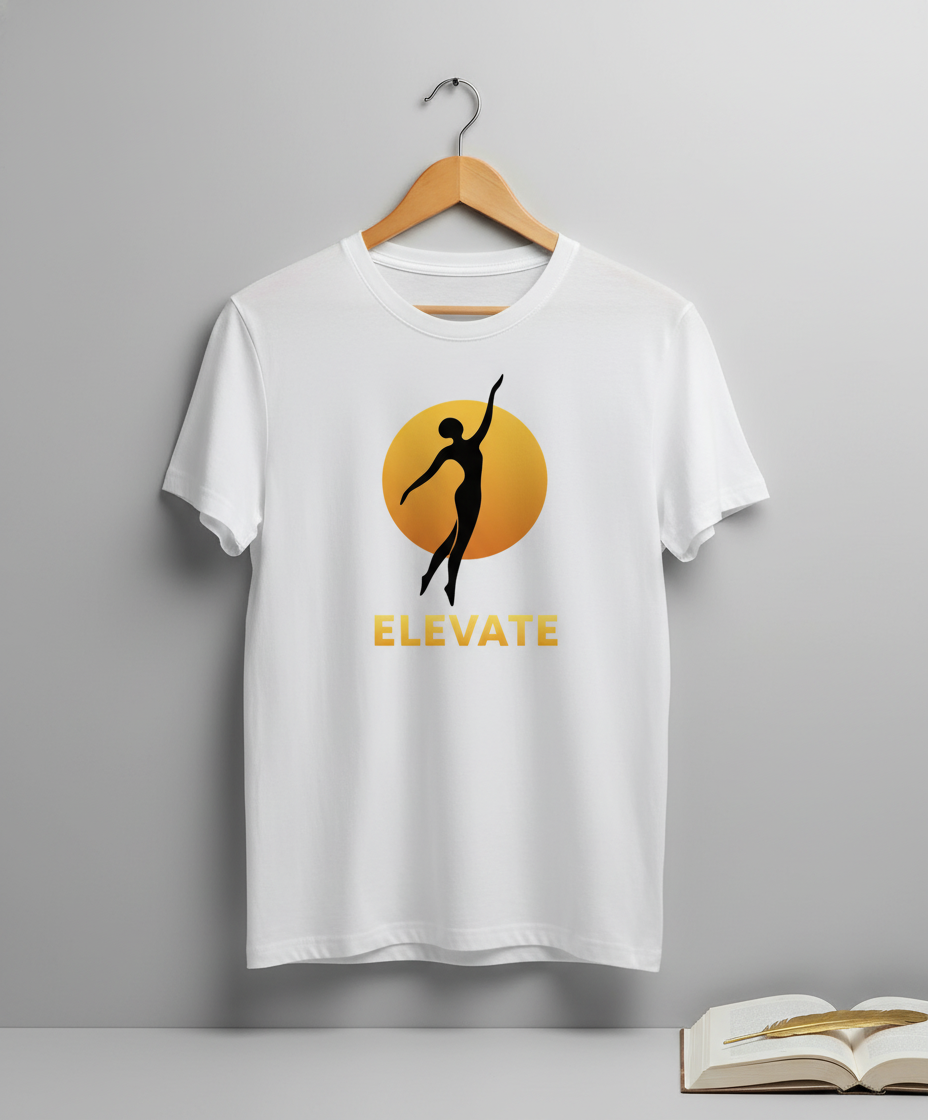 ELEVATE Graceful Silhouette Inspirational Women's T-Shirt