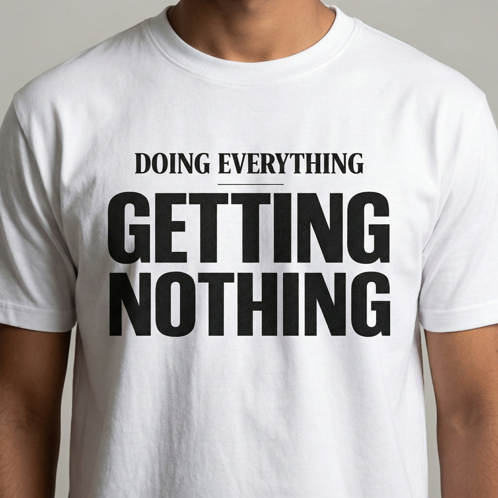 Doing Everything, Getting Nothing – Unisex T-Shirt