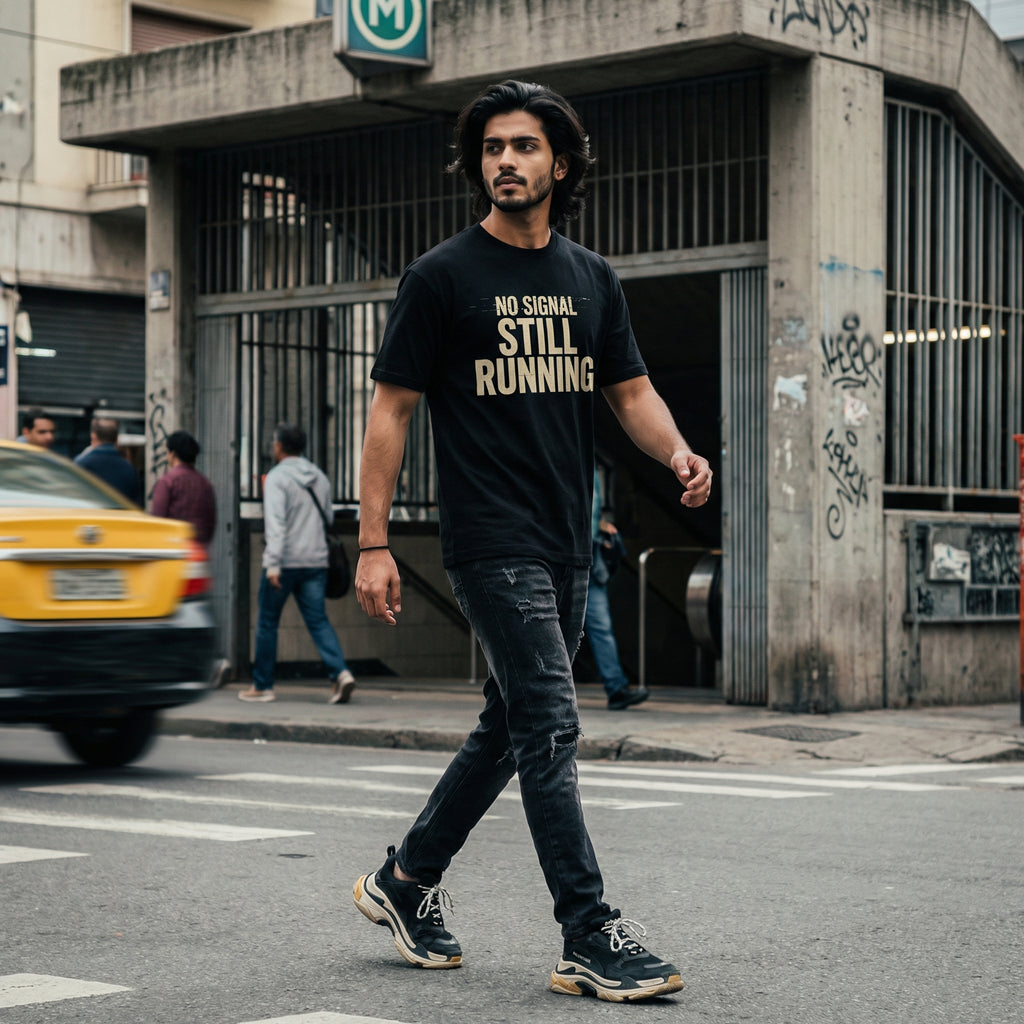 No Signal Still Running – Unisex T-Shirt