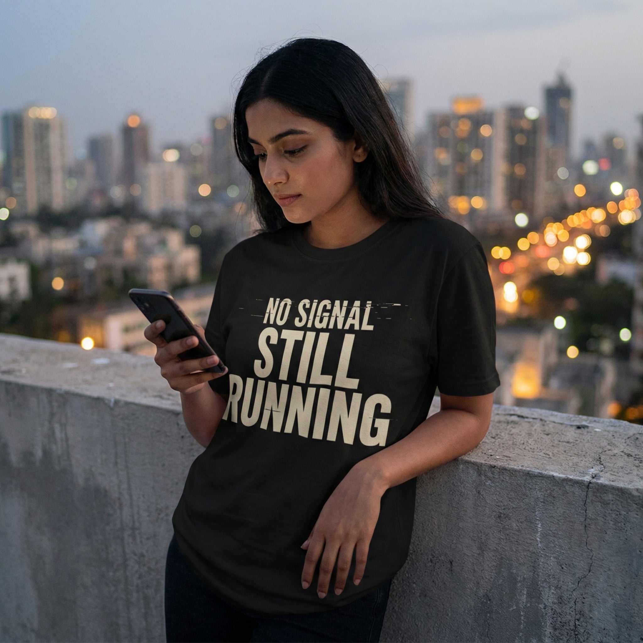 No Signal Still Running – Unisex T-Shirt