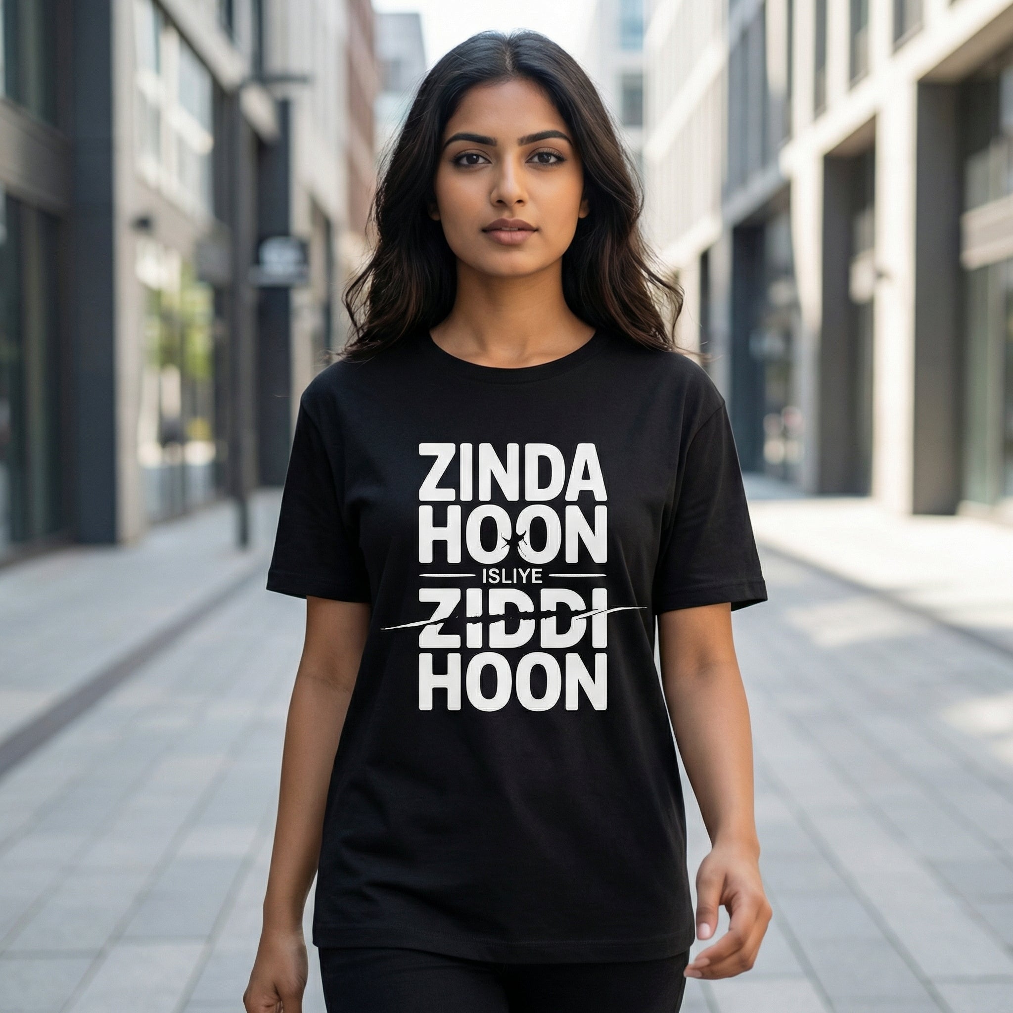 Zinda Hoon Isliye Ziddi Hoon – Unisex T-Shirt