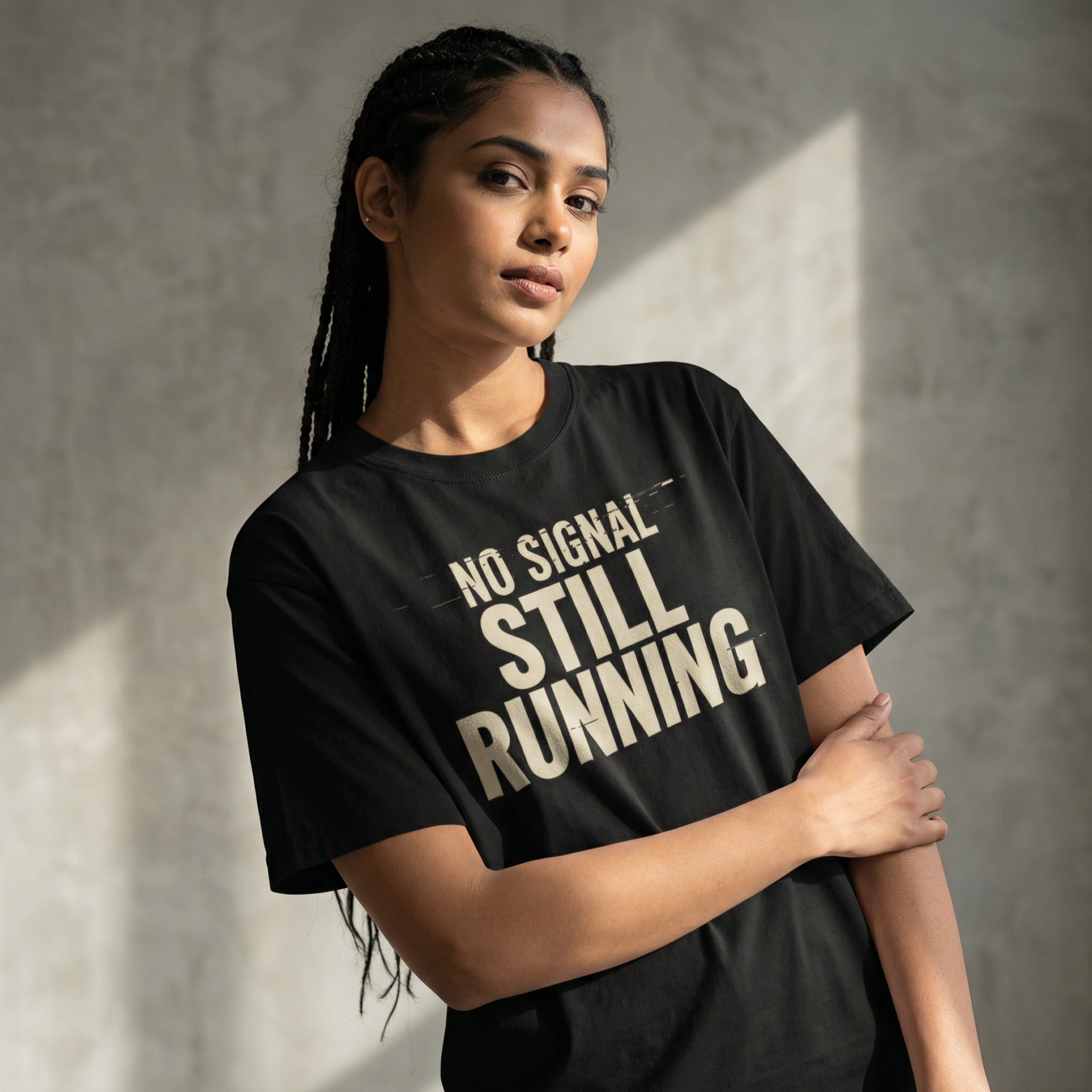 No Signal Still Running – Unisex T-Shirt