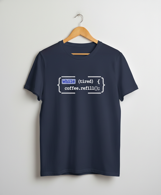 Code & Coffee: The Essential Loop Developer Unisex T-Shirt